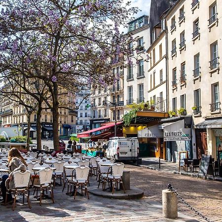 Loft Atypique Avec Terrasse, Calme Et Cosy Lejlighed Paris Eksteriør billede